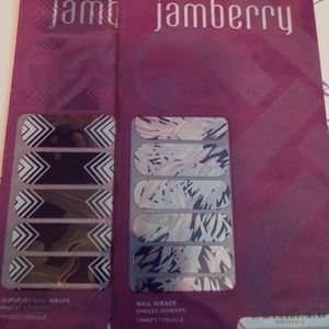 Jamberry nail wrap duo: bold purple